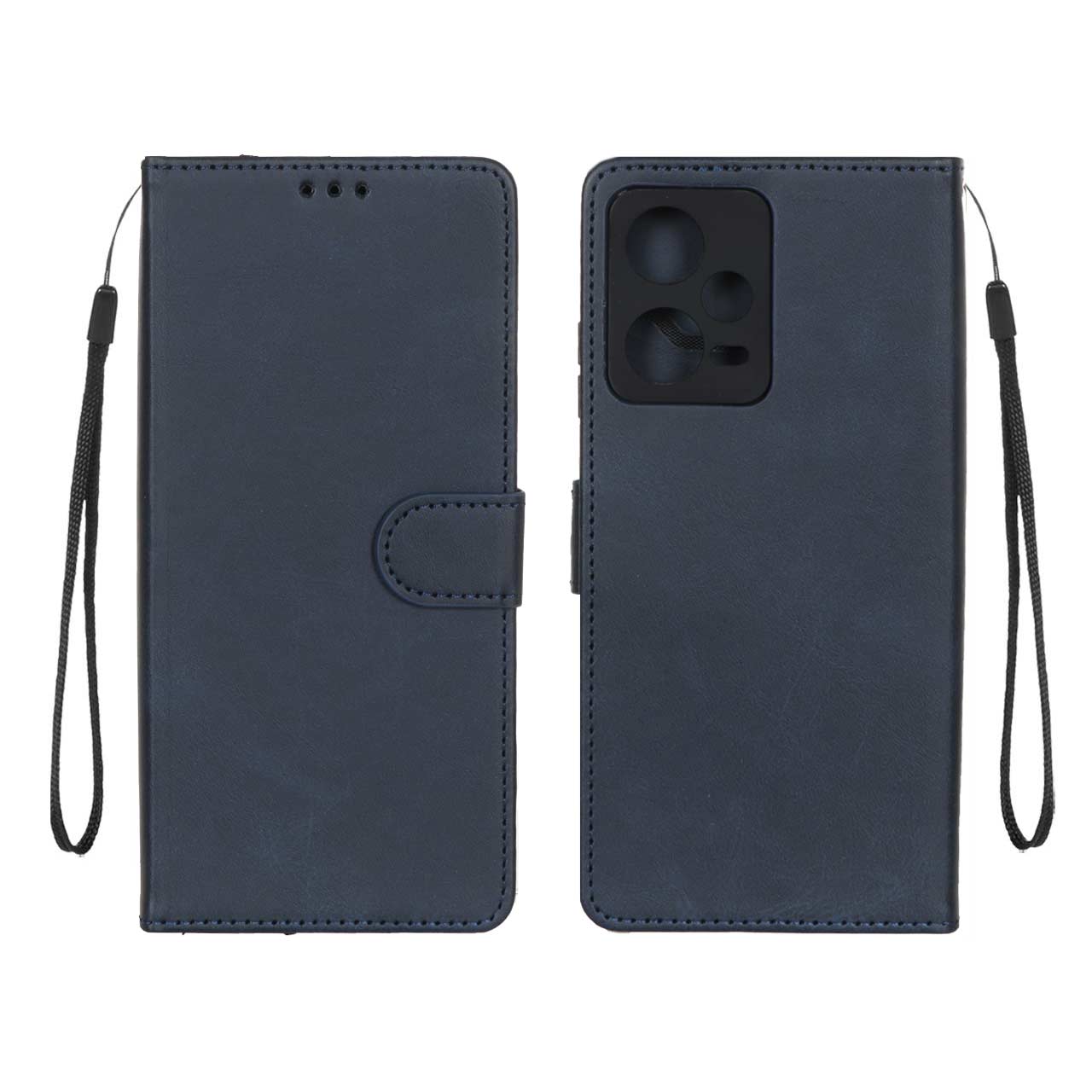 کیف موبایل مگنتی درجه یک MNC مدل Xiaomi Redmi Note 12 Pro 5G - سرمه ای تیره