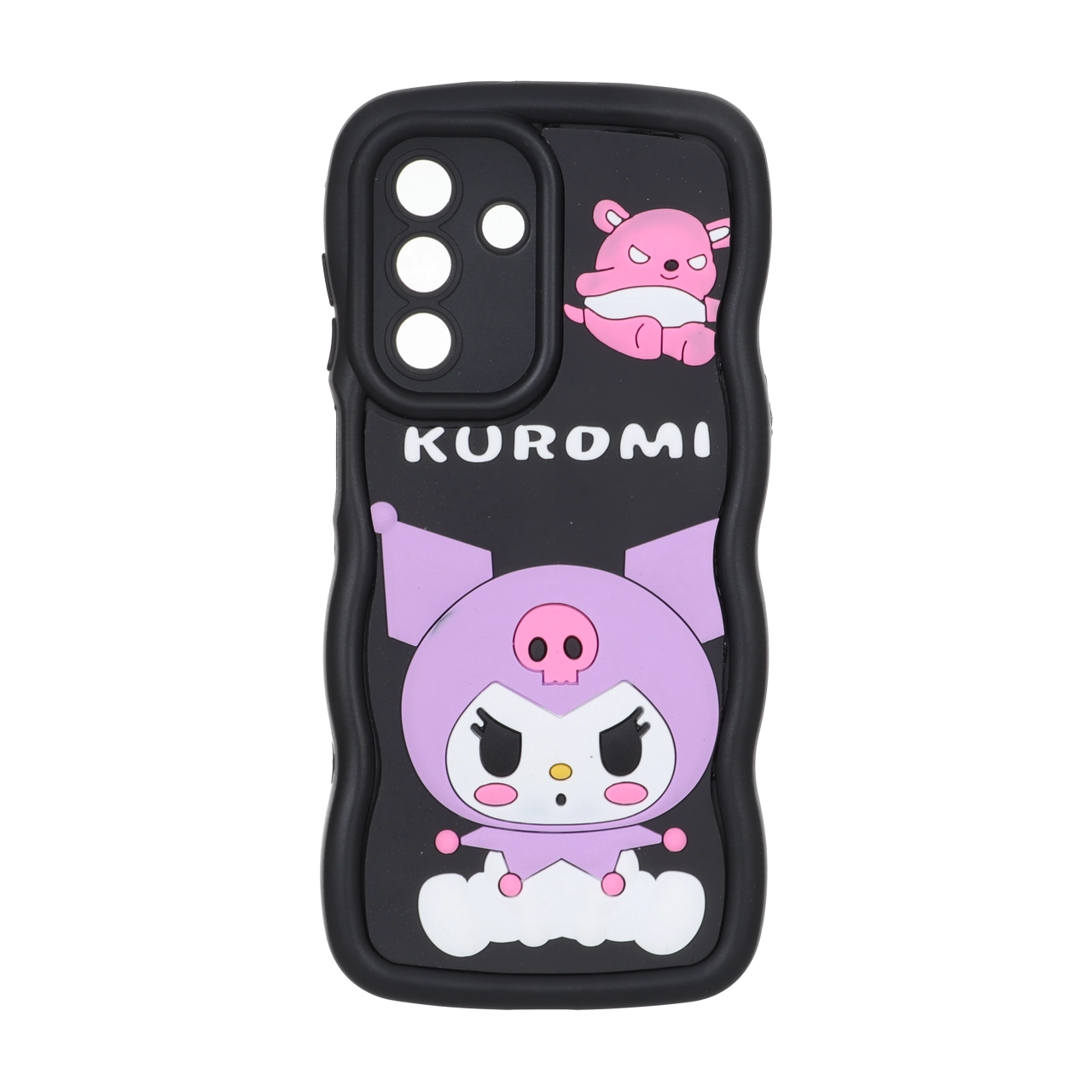 قاب کنگره ای عروسک برجسته محافظ لنزدار Samsung Galaxy A26 - طرح 204