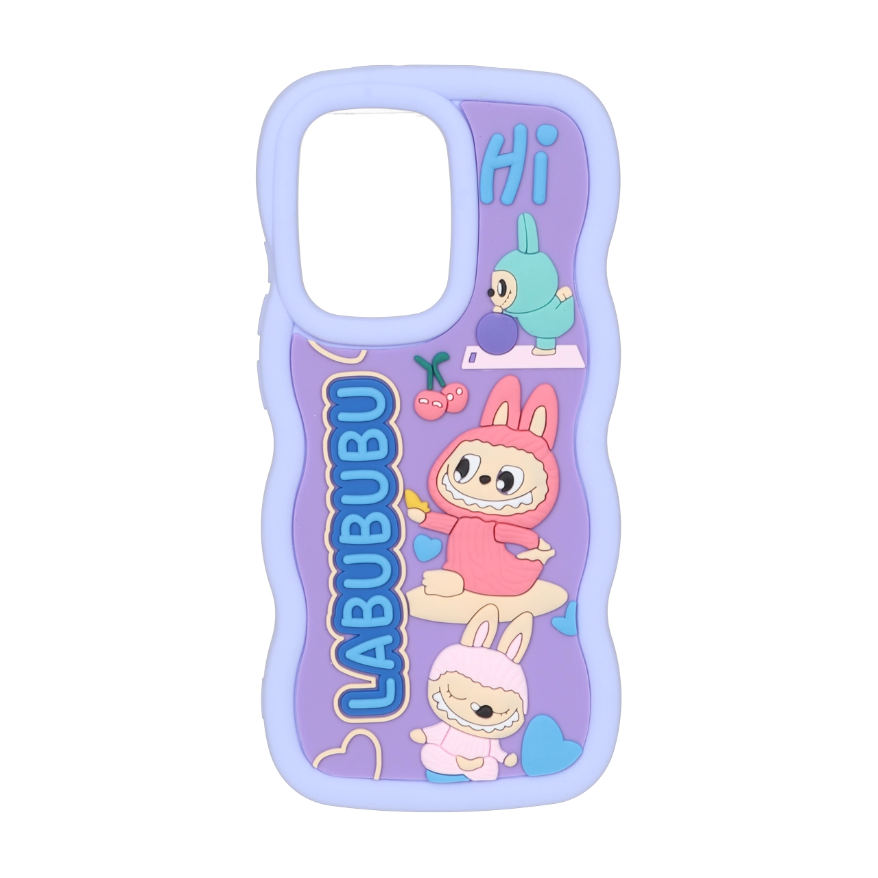 قاب کنگره ای عروسک برجسته محافظ لنزدار Xiaomi Poco X7 Pro - طرح 56