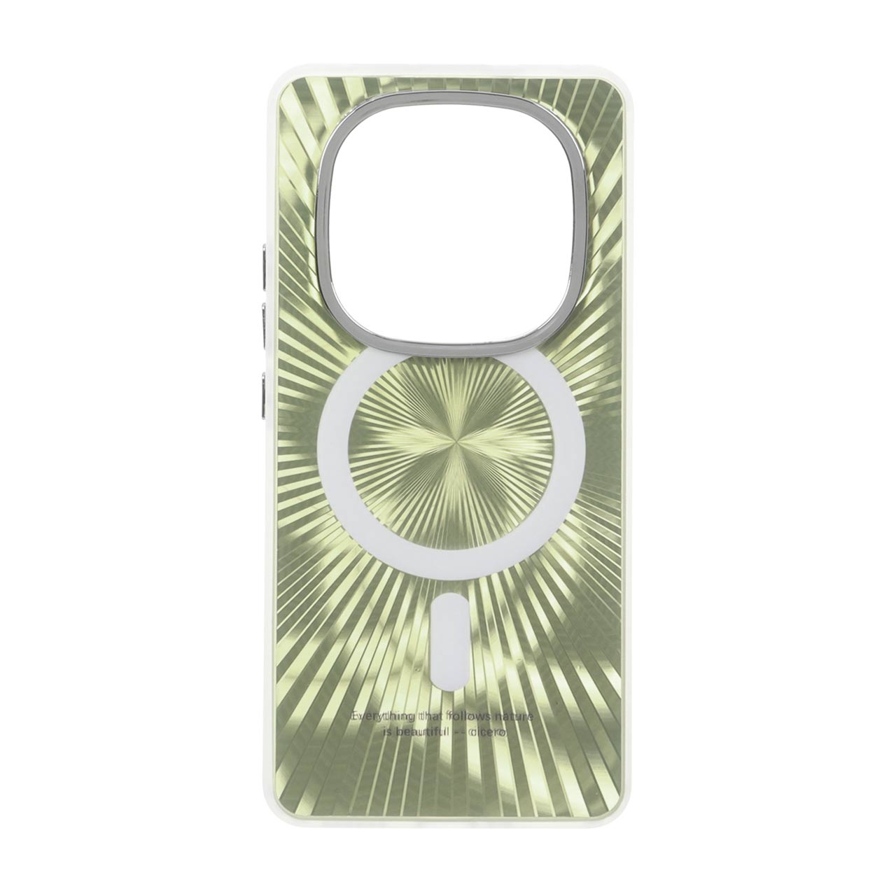 قاب Succinct الحمبرا طرح مگ سیف Xiaomi Redmi Note 14 Pro 5G / Redmi Note 14 Pro Plus 5G / Poco X7 5G - سبز زیتونی