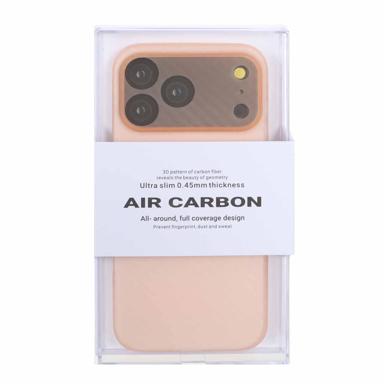 قاب محافظ لنزدار Original KZDoo Air Carbon مدل Apple iPhone 17 Pro Max - نارنجی ( پک دار) - NTC