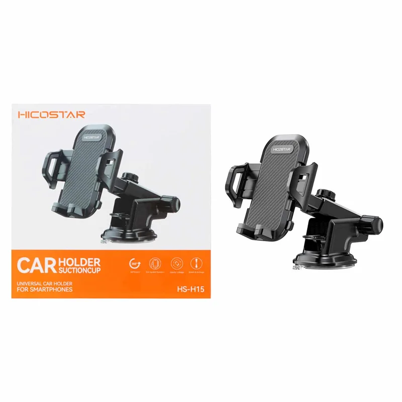 هولدر گوشی موبایل پایه دار Hicostar مدل HS-H15 - مشکی