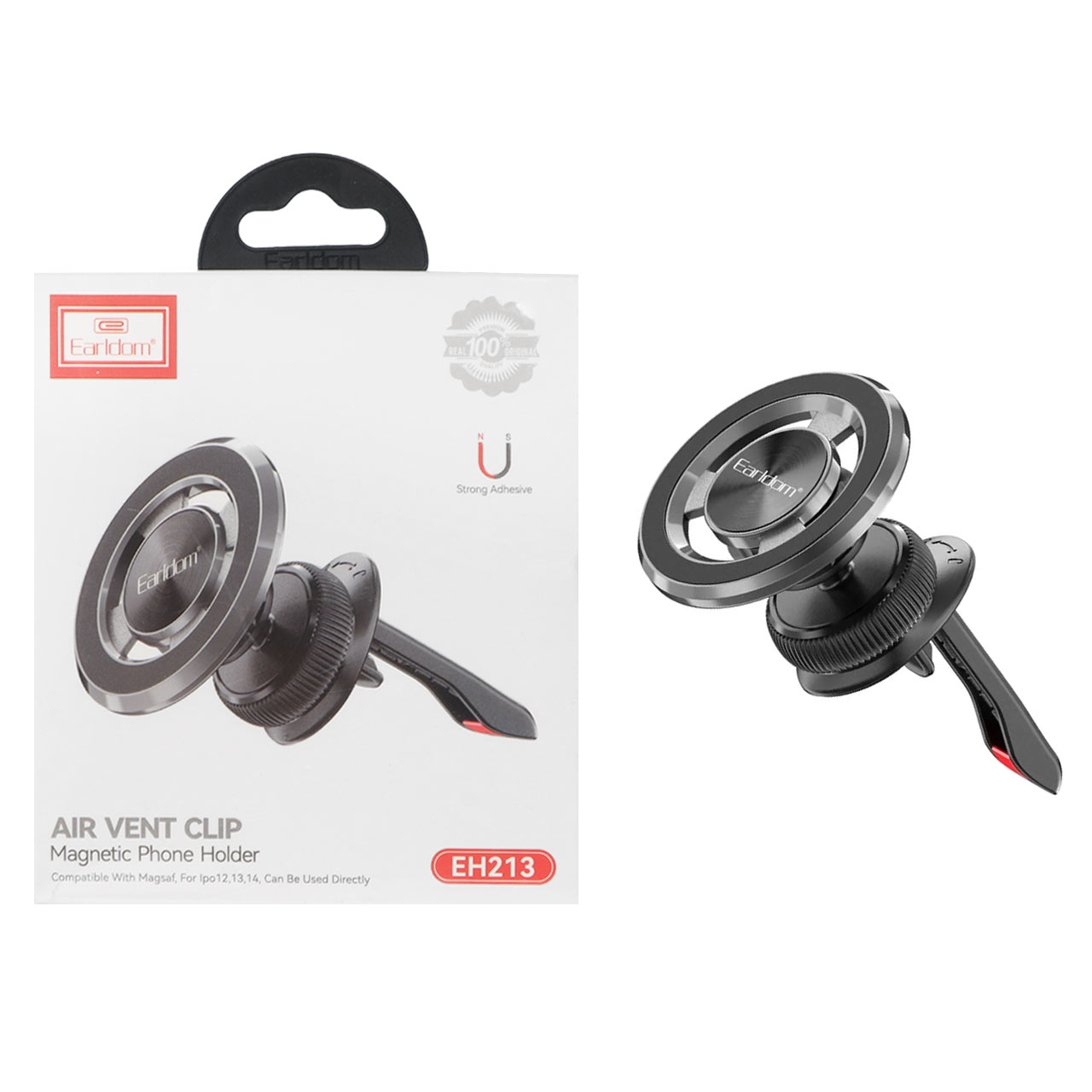 هولدر گوشی موبایل مگنتی Earldom مدل EH213 - مشکی