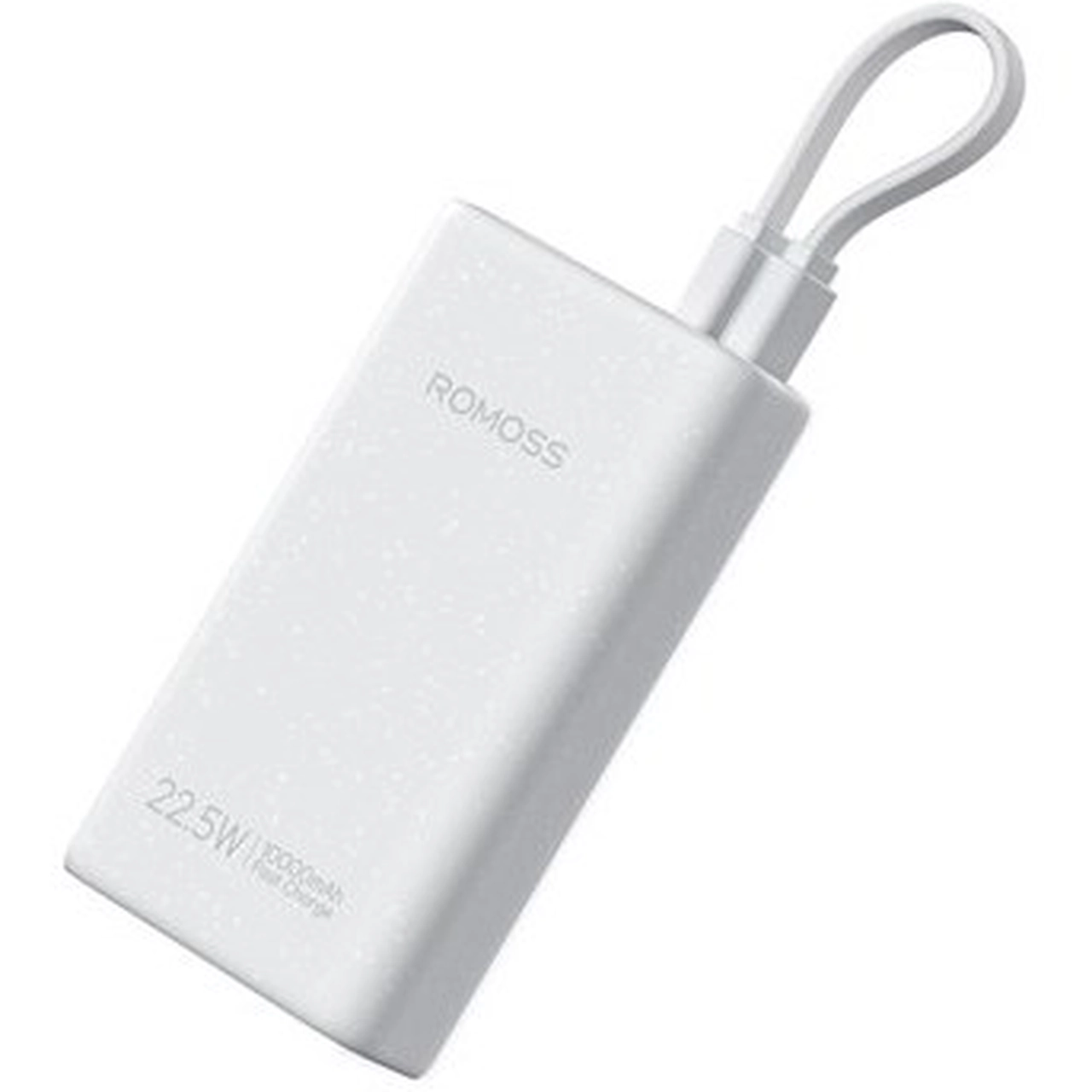 پاوربانک (PD و فست شارژ) Romoss 10000mAh مدل PHA10 22.5W - سفید (گارانتی 6 ماهه تعویض نیکان همراه)