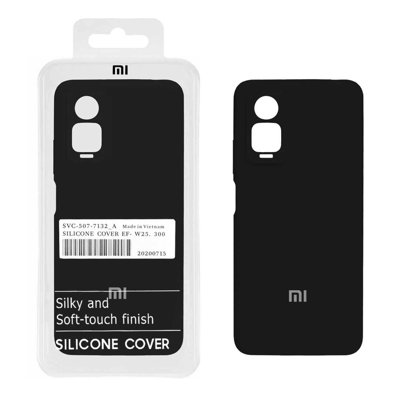 قاب سیلیکونی پاک کنی اورجینال درجه یک Xiaomi Redmi Note 12 Pro 4G - مشکی (پک دار)