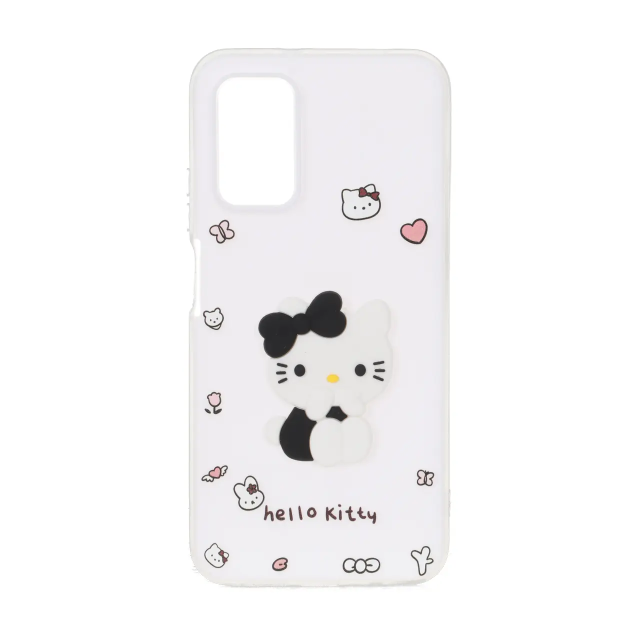 قاب دو لایه مات عروسک برجسته Xiaomi Poco M3 / Redmi 9T 4G - سفید