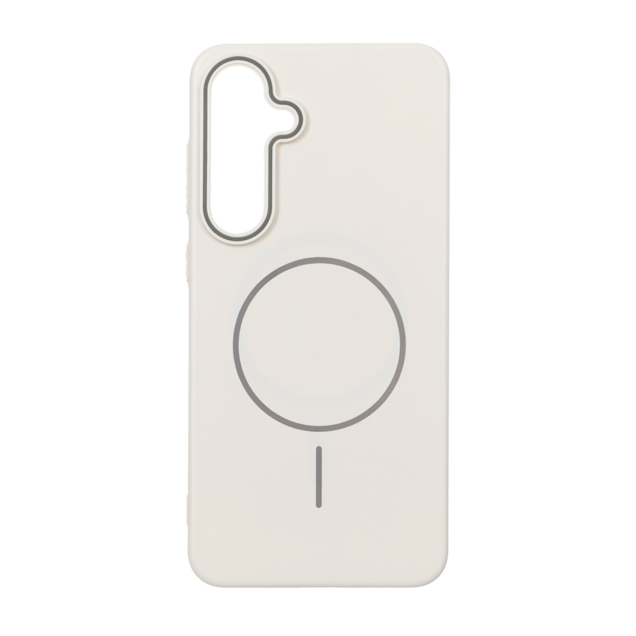 قاب پشت سخت MagSafe مدل Samsung Galaxy S24 FE - کرم