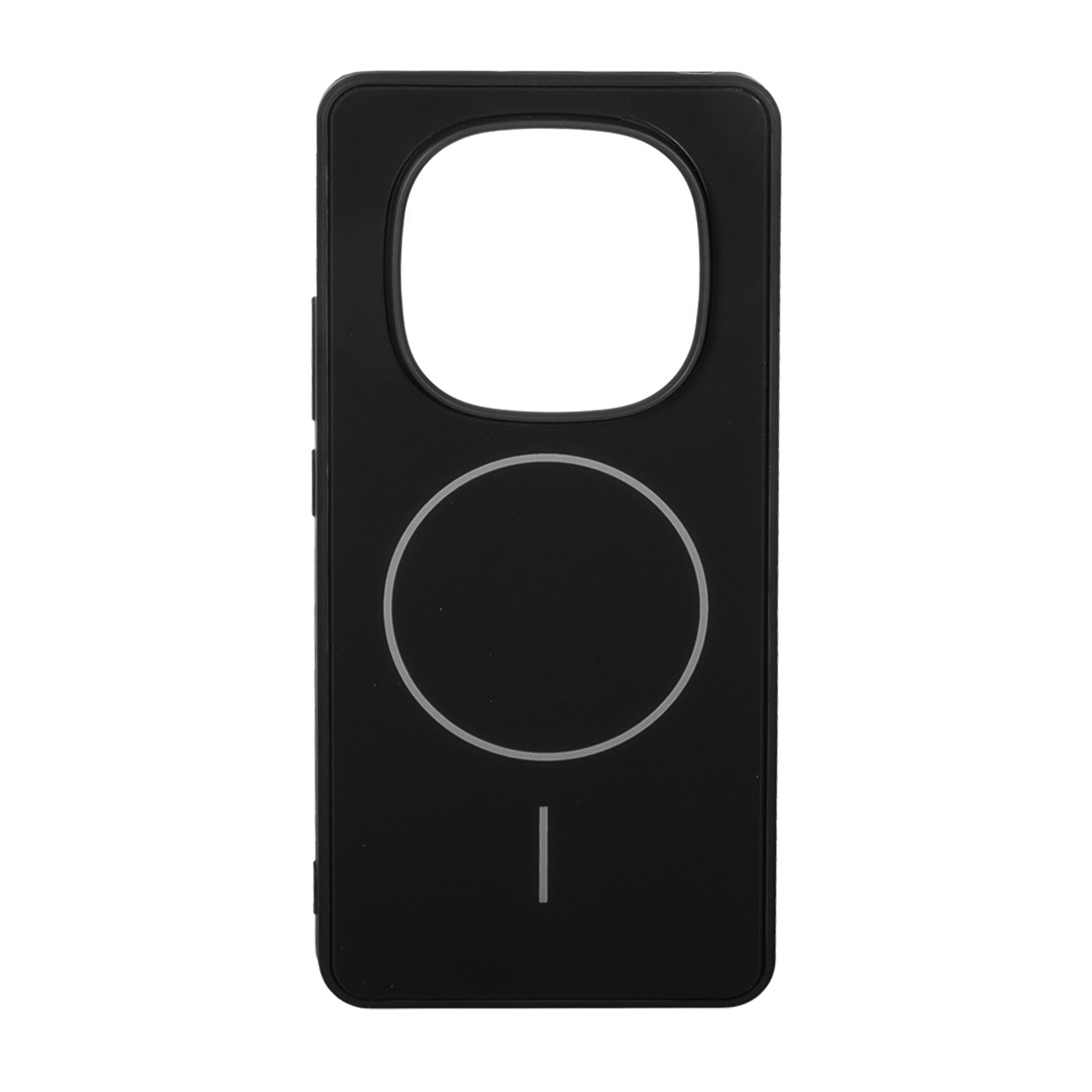 قاب M Pro پشت براق طرح مگ سیف Xiaomi Redmi Note 14 Pro 4G - مشکی