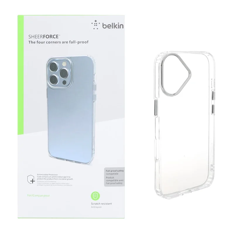 قاب belkin شفاف Apple iPhone 17 (پک دار)