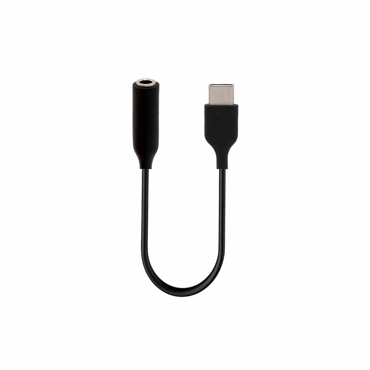 مبدل USB-C به جک 3.5 میلیمتری - مشکی - DST (گارانتی شش ماهه)