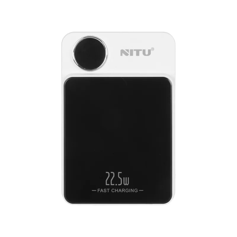 پاوربانک فست شارژ Nitu 10000mAh مدل NPB12 22.5W - سفید