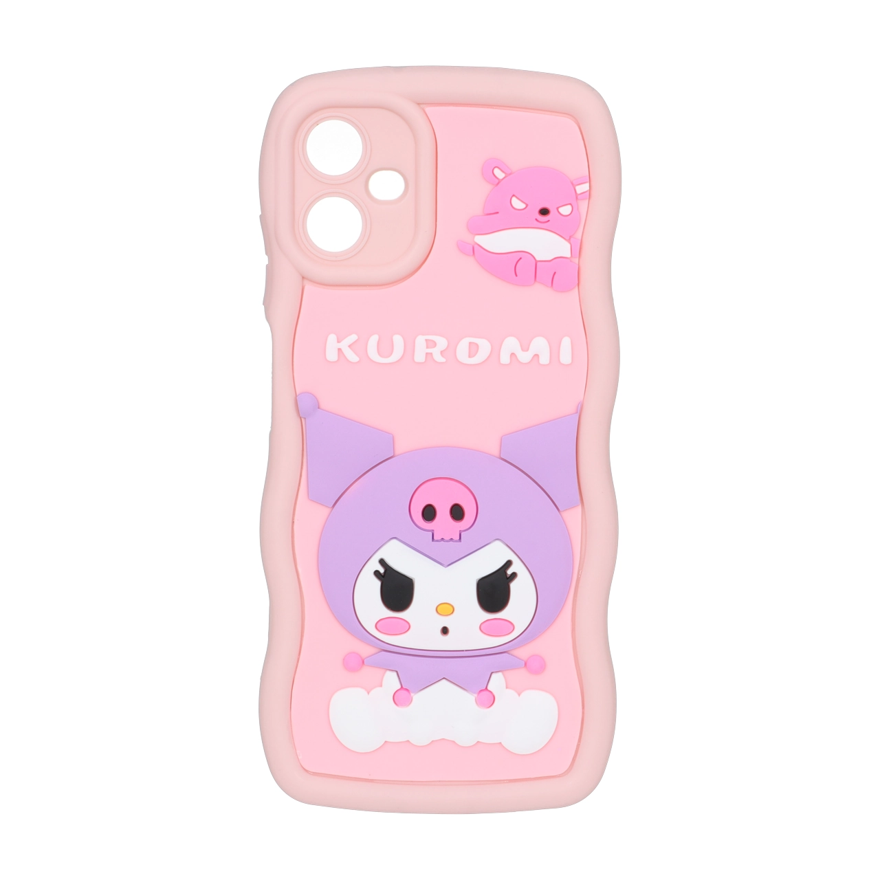 قاب کنگره ای عروسک برجسته محافظ لنزدار Samsung Galaxy A06 - طرح 225