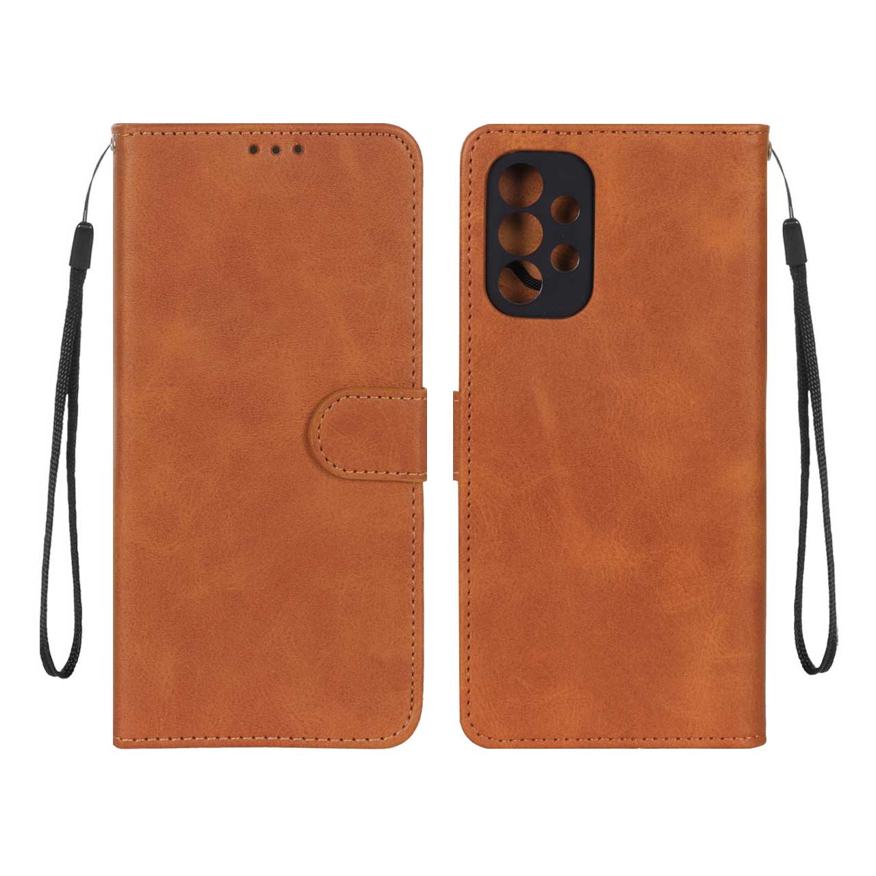 کیف موبایل مگنتی درجه یک MNC مدل Samsung Galaxy A13 4G - عسلی