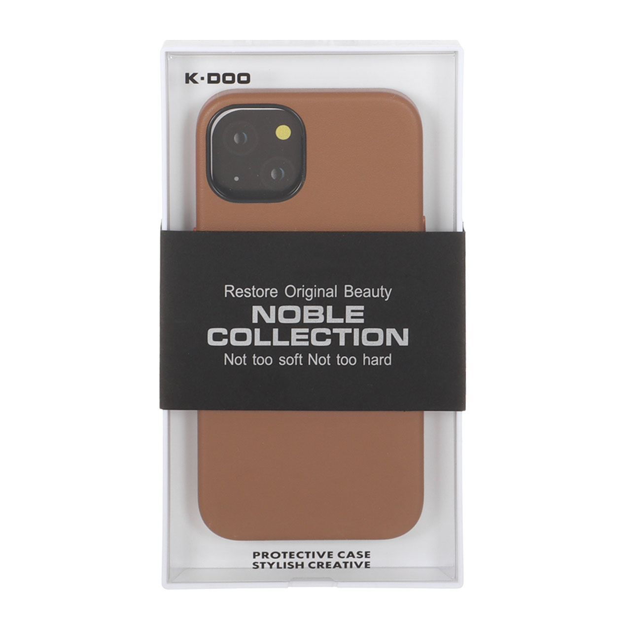 قاب Original Kdoo Noble مدل Apple iPhone 13 / iPhone 14 - قهوه ای (پک دار) - NTC