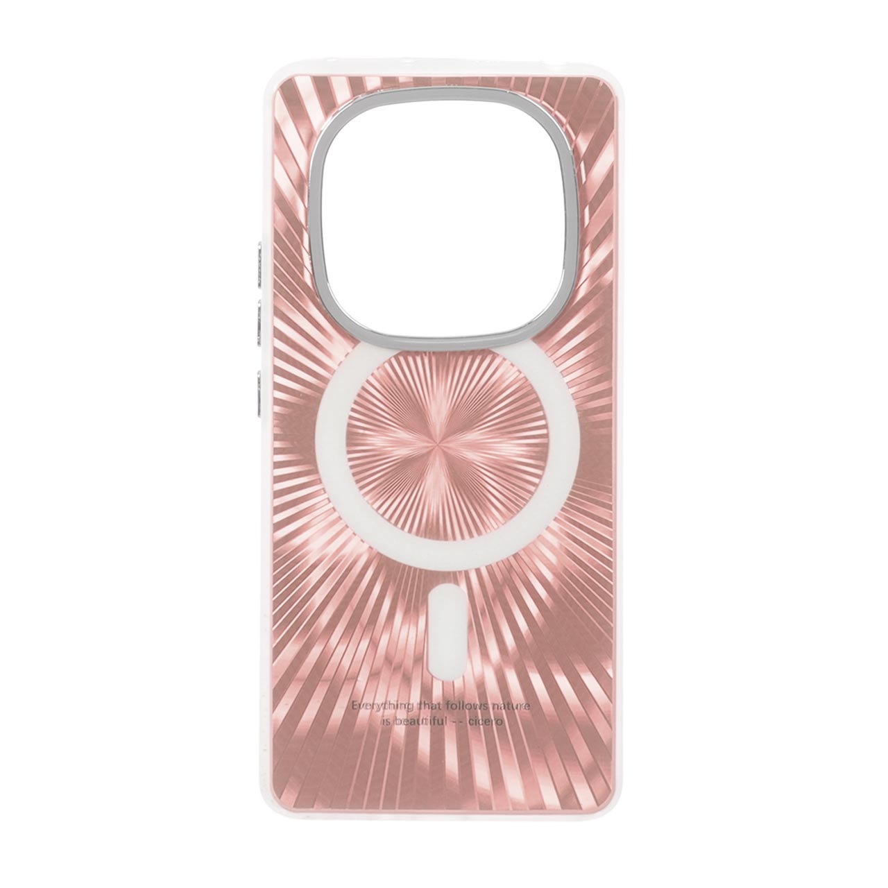 قاب Succinct الحمبرا طرح مگ سیف Xiaomi Redmi Note 14 Pro 4G - صورتی