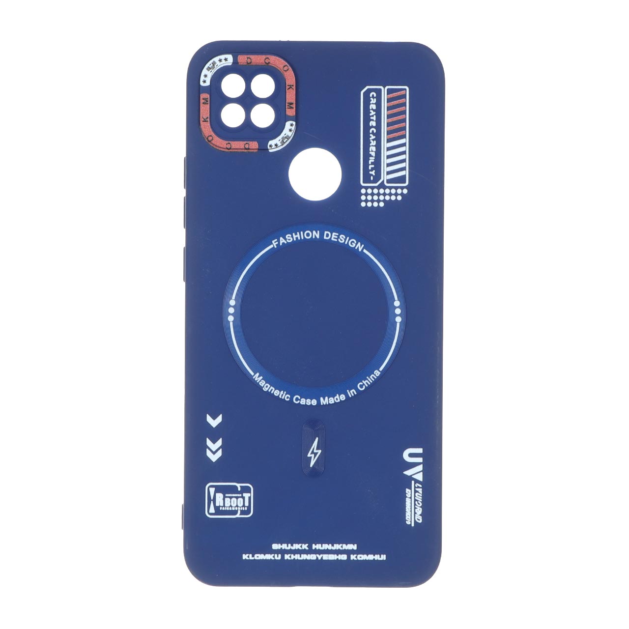 قاب Fashion Design طرح مگ سیف RT مدل Xiaomi Redmi 10A / Redmi 9C / Poco C31 - سرمه ای