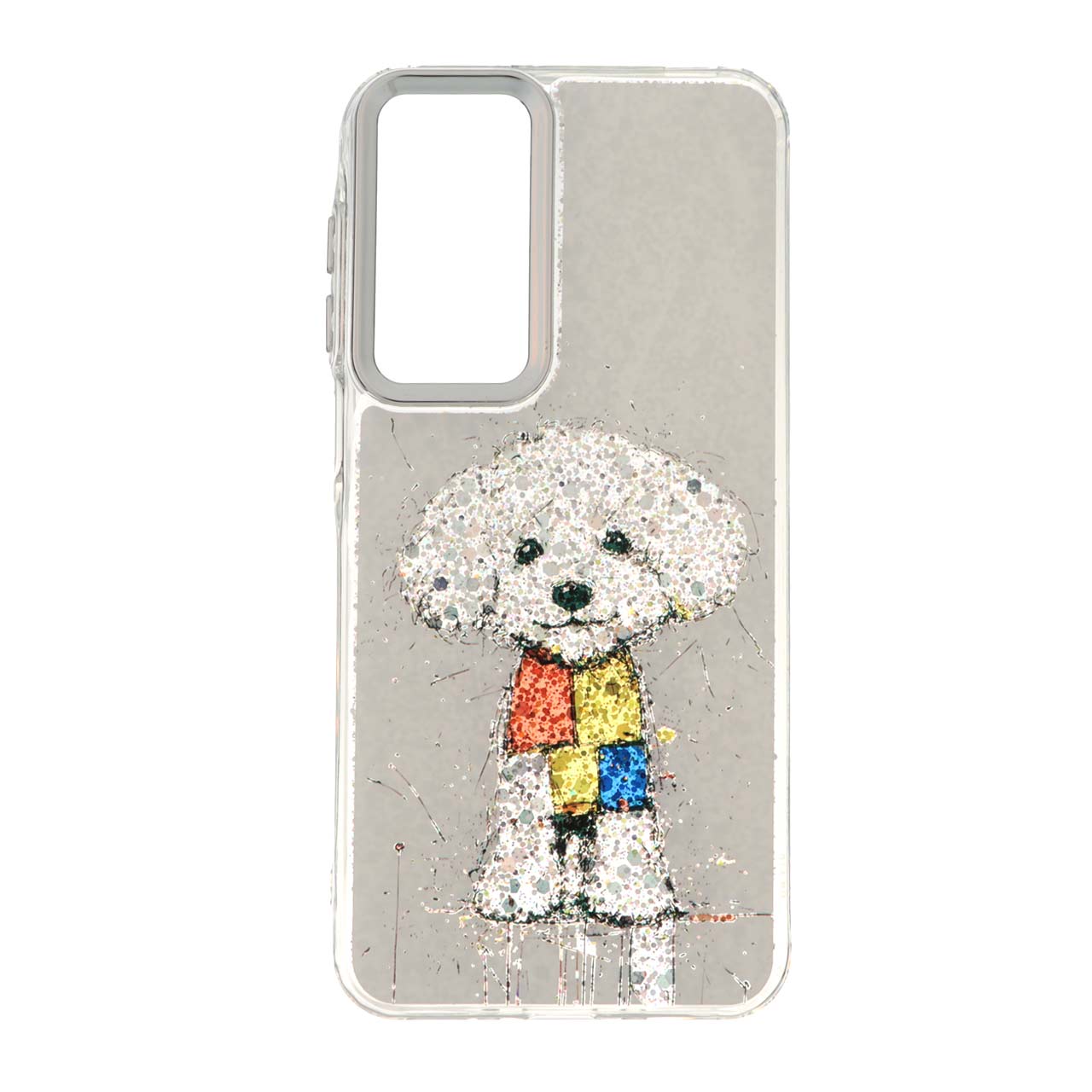 قاب رزینی اکلیلی لنز سیلور Samsung Galaxy A16 - طرح 16