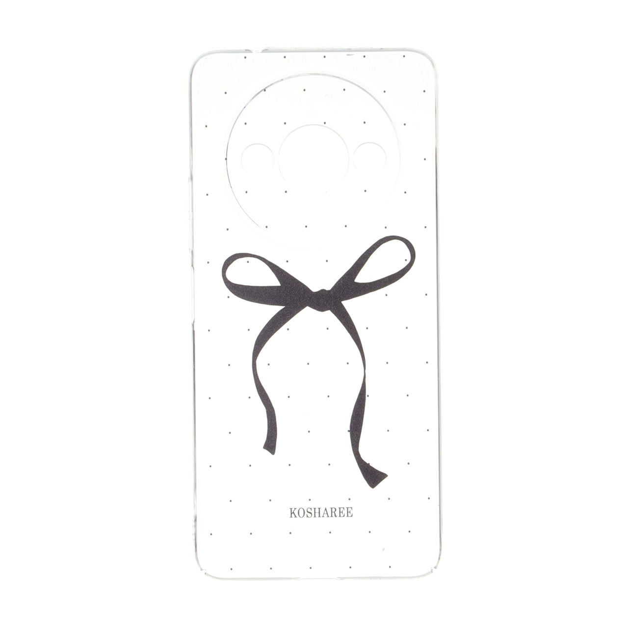قاب پشت سخت شفاف طرح دار محافظ لنزدار Xiaomi Redmi A3 / A3x / Poco C61 - طرح 68