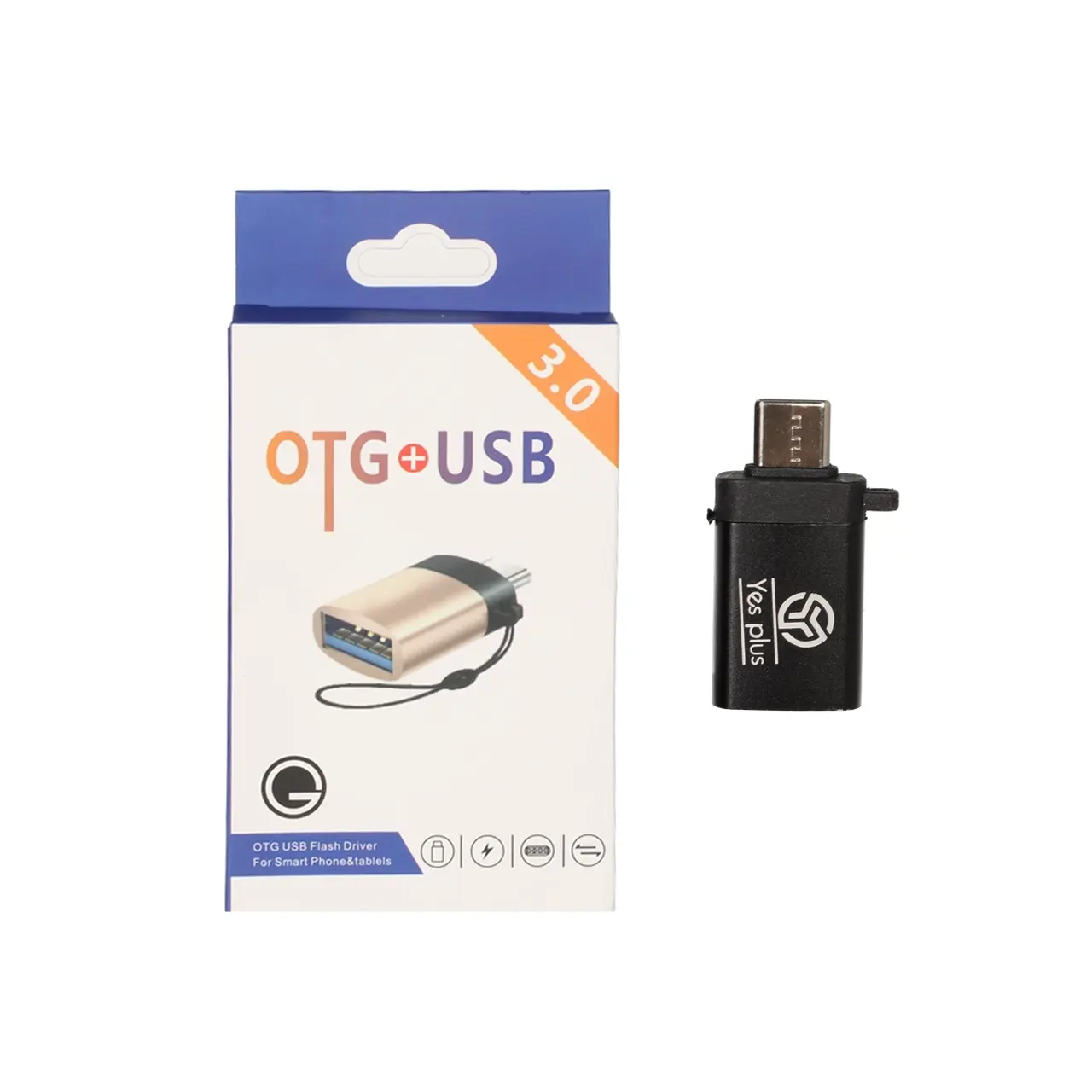 تبدیل Yes Plus Type-C To USB 3.0 OTG - مشکی - YSP