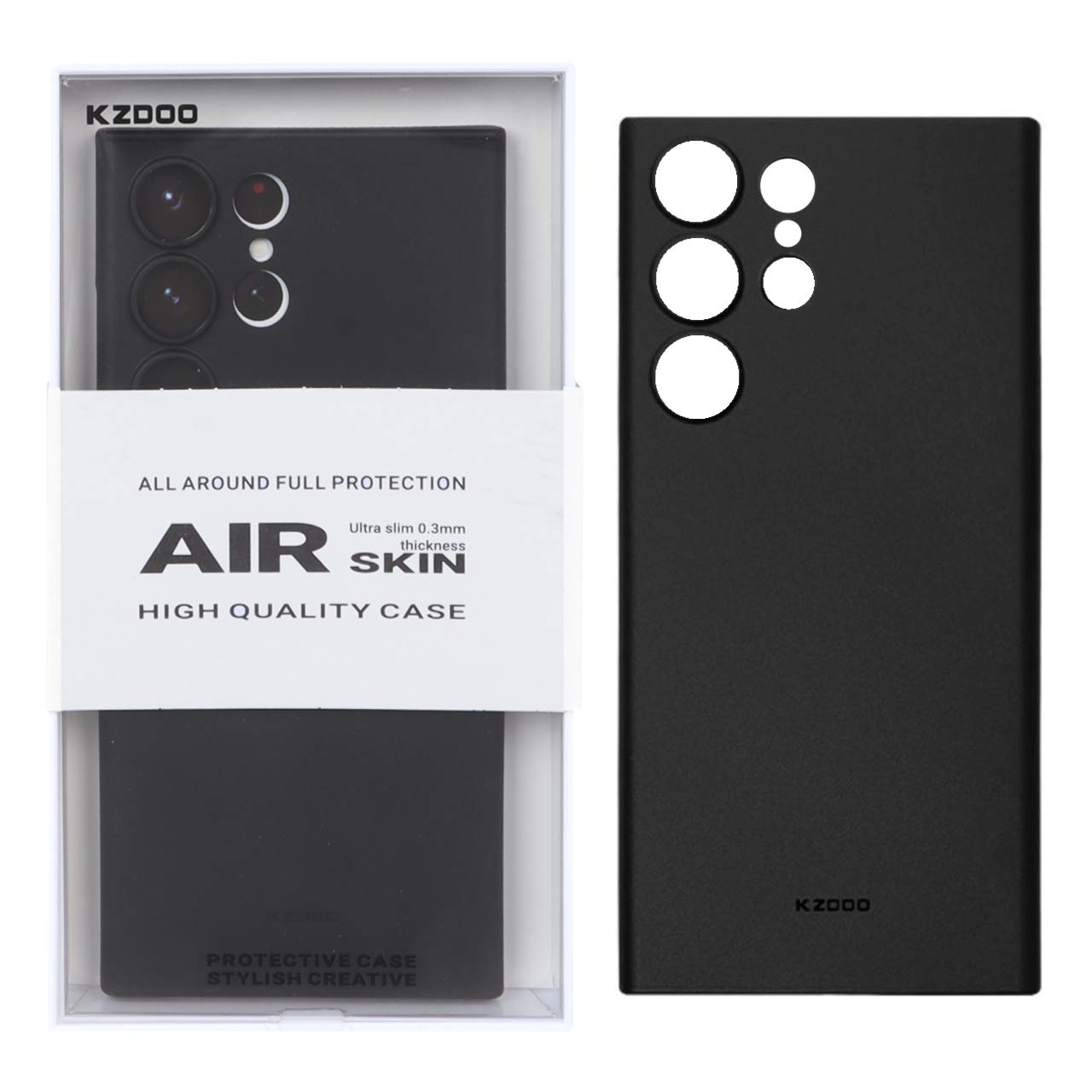 قاب Original KDoo Air Skin مدل Samsung Galaxy S23 Ultra - مشکی (پک دار )