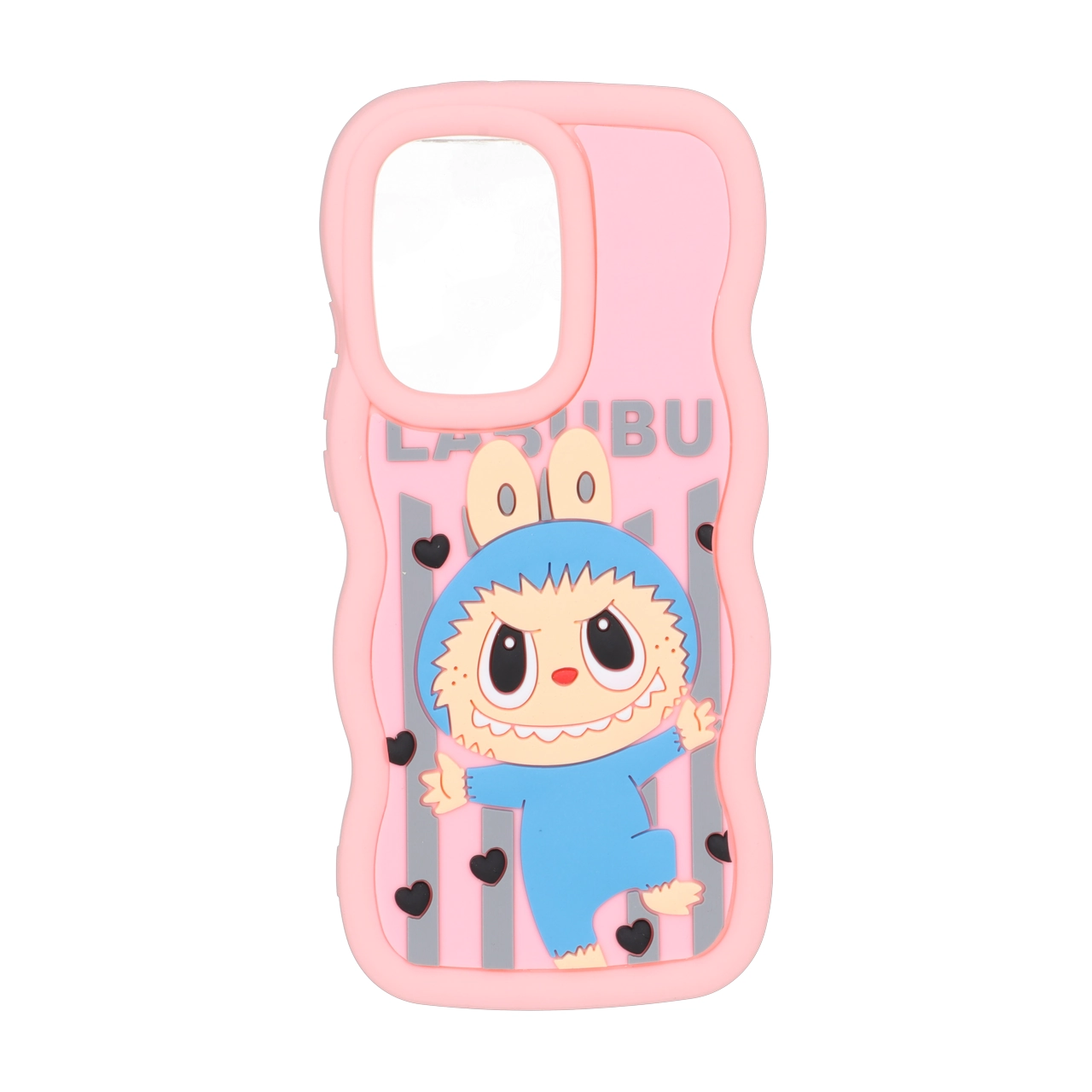 قاب کنگره ای عروسک برجسته محافظ لنزدار Xiaomi Poco X7 Pro - طرح 57