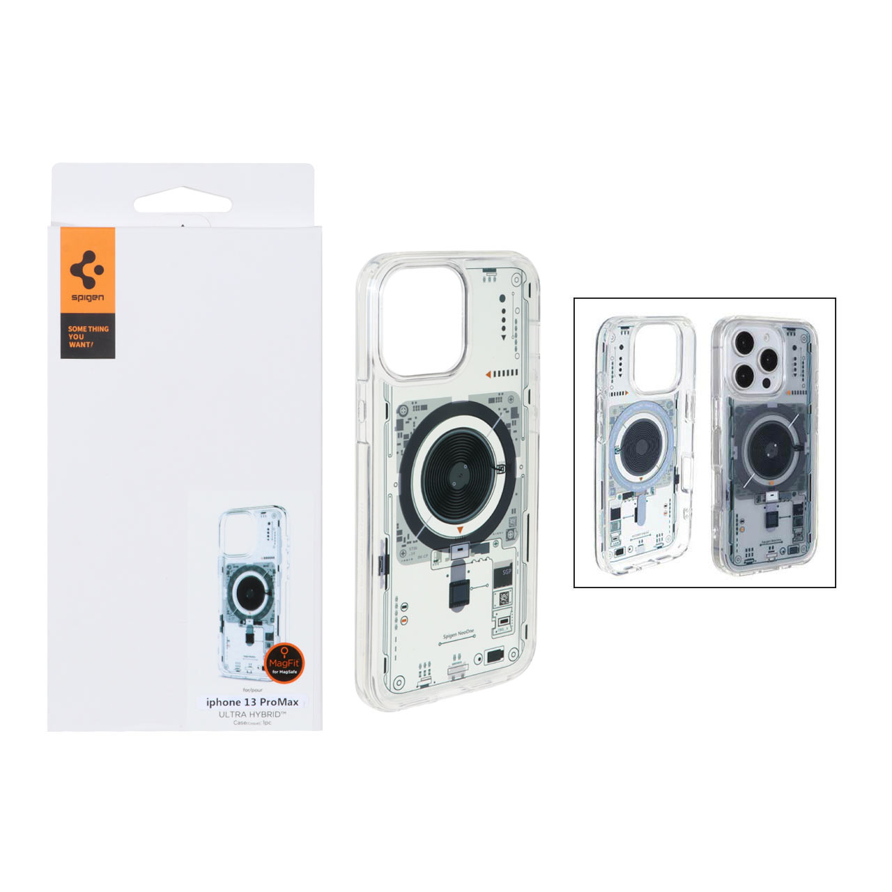 قاب اورجینال Spigen مگ سیف Neo one مدل Apple iPhone 13 Pro Max - طرح 40 (پک دار)