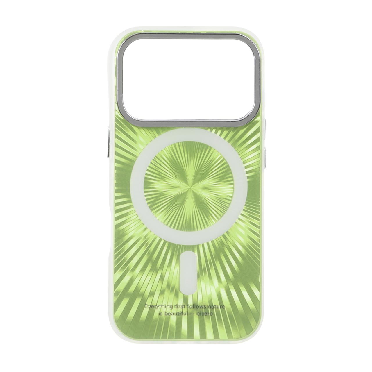 قاب Succinct الحمبرا طرح مگ سیف Apple iPhone 17 Pro - سبز