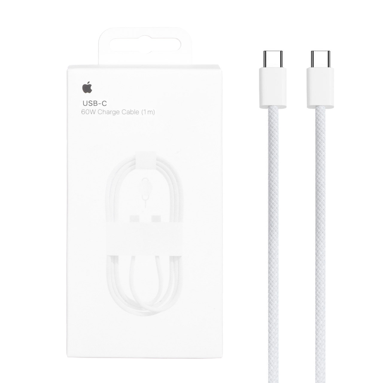 کابل شارژ آیفون 16 مدل MQKJ3ZM/A 60W - سفید