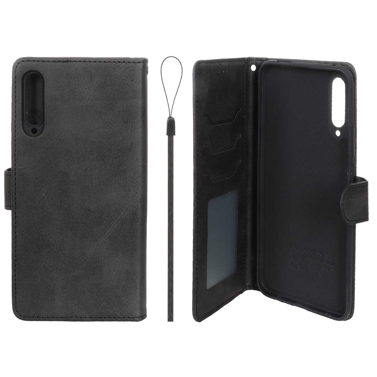 کیف موبایل مگنتی درجه یک داخل خز MNC Plus مدل Huawei Y9s / 9X Pro / Y9s New - مشکی