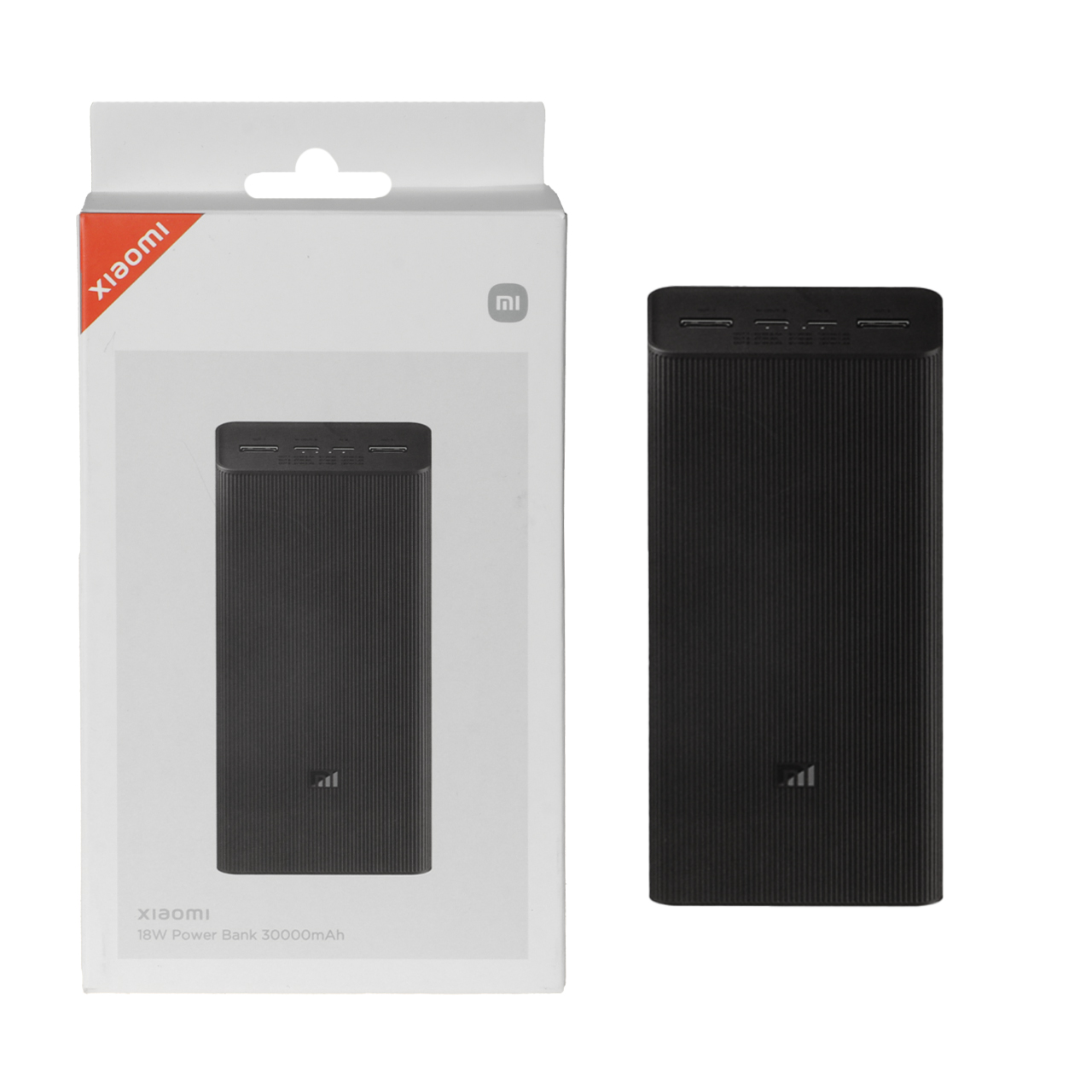 پاوربانک (فست شارژ) Xiaomi 18W 30000mAh مدل PB3018ZM - مشکی - MMS (گارانتی شش ماهه YA)