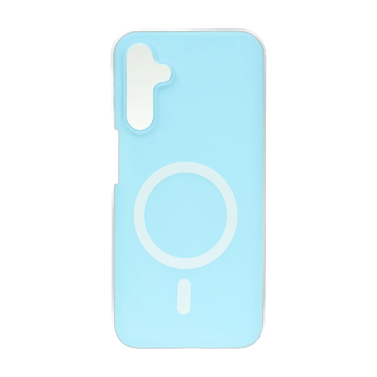 قاب دو لایه مات طرح مگ سیف Samsung Galaxy A15 - آبی