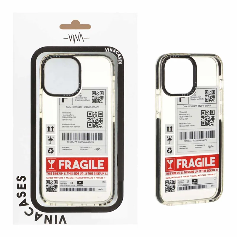 قاب اورجینال Vina شفاف طرح دار Apple iPhone 13 Pro Max - کد 398 (پک دار)