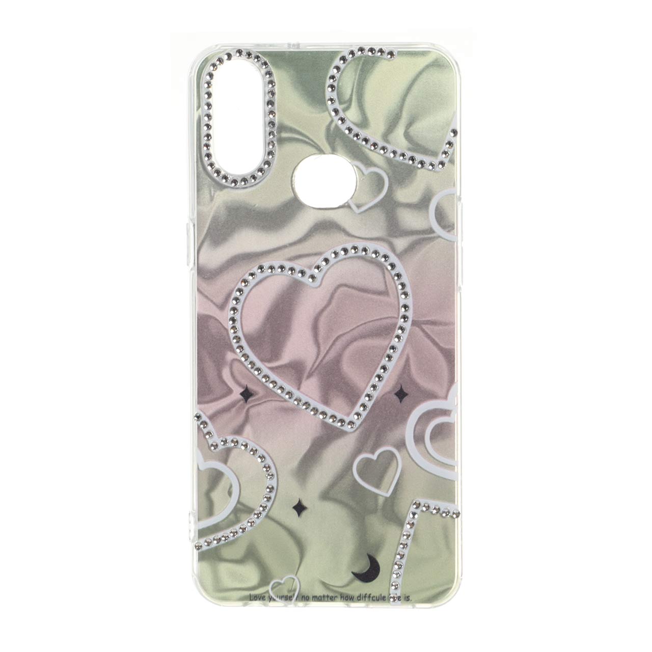 قاب هولوگرامی طرح دار نگینی Samsung Galaxy A10s - کد 52