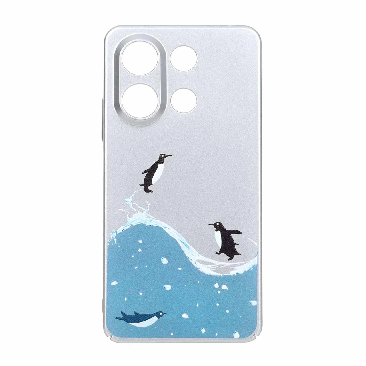 قاب سیلور پنگوئنی Xiaomi Redmi Note 13 4G - طرح 52