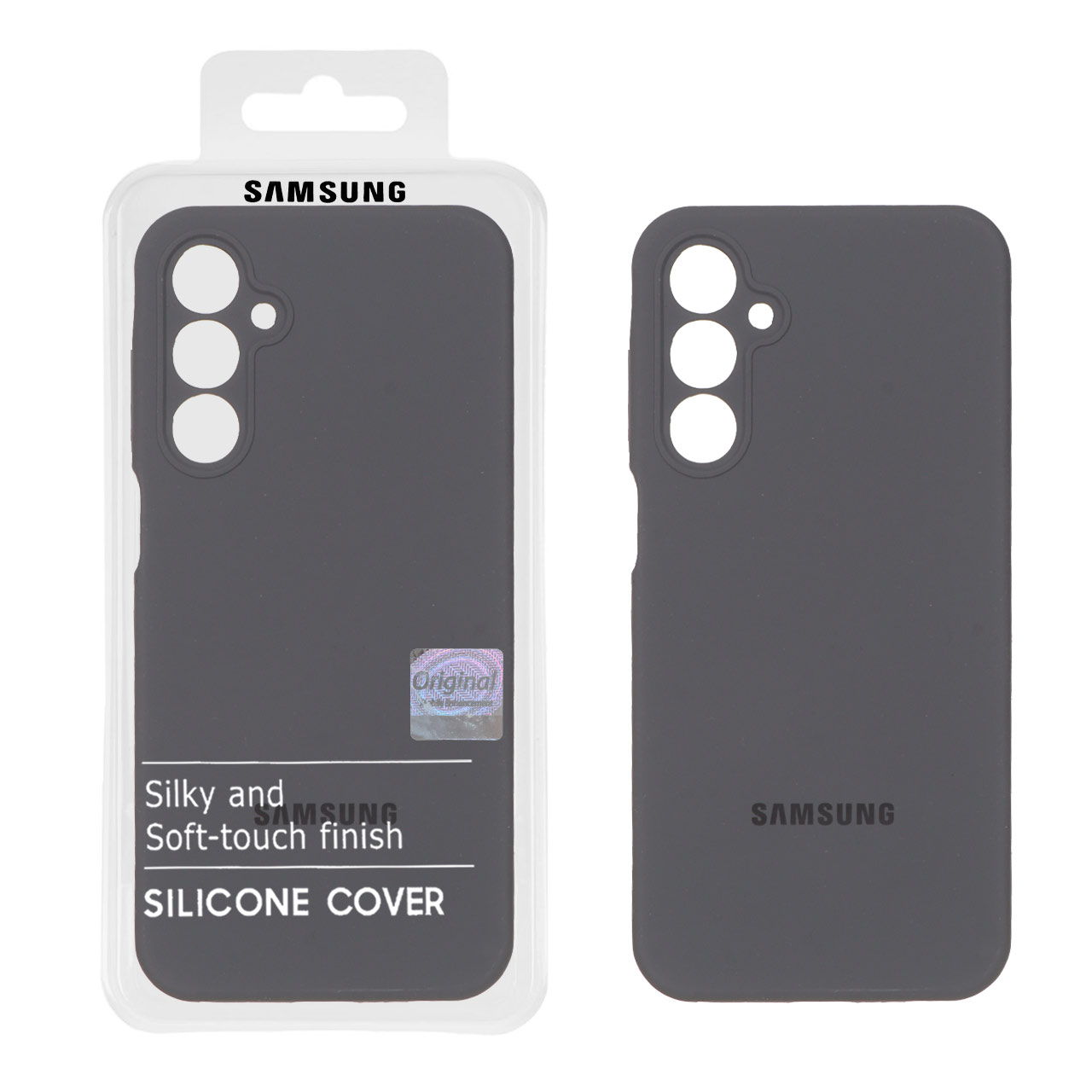 قاب سیلیکونی پاک کنی اورجینال Master Quality مدل Samsung Galaxy A25 5G - خاکستری (پک دار)