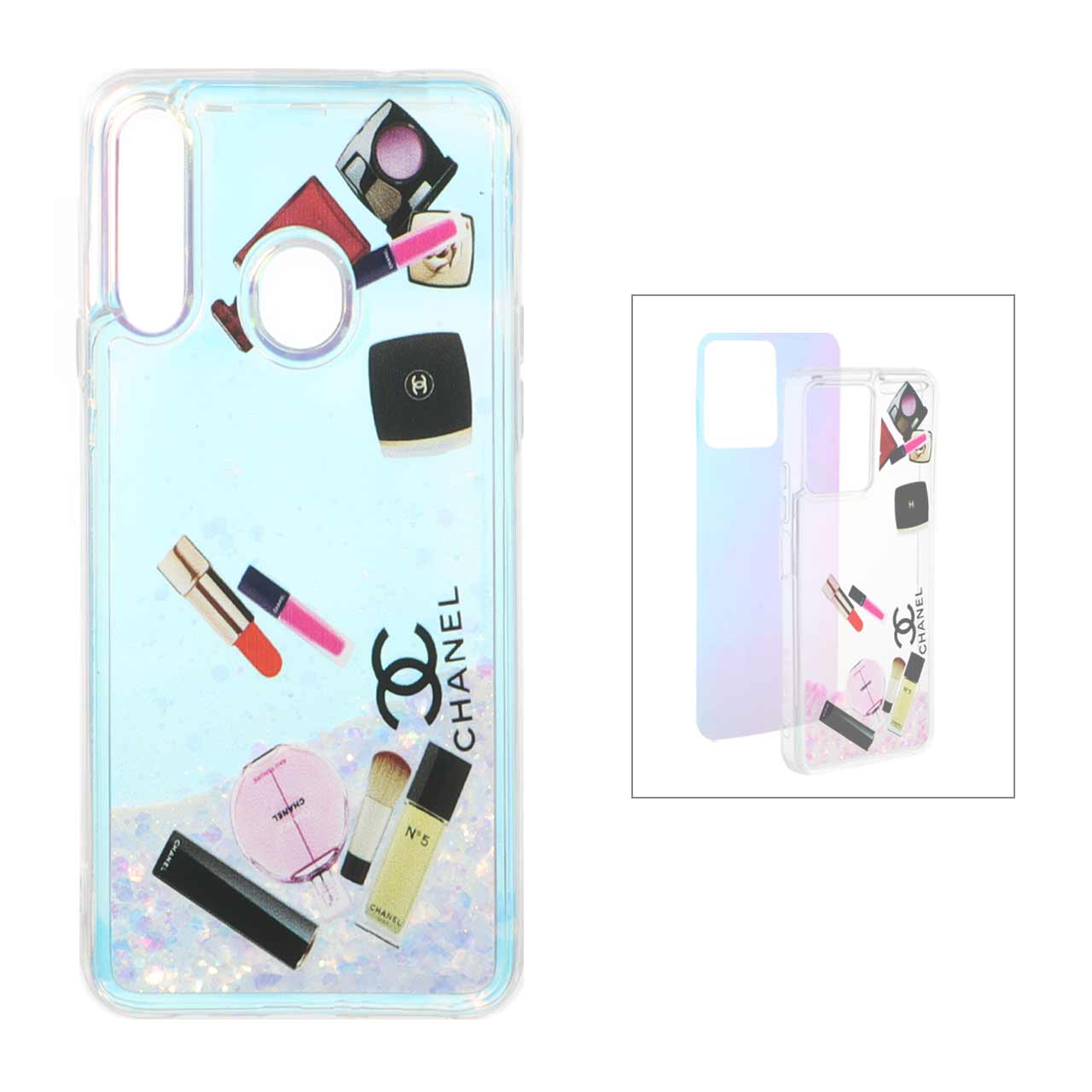 قاب آکواریومی اکلیلی دور ژله ای هفت رنگ Samsung Galaxy A20s - طرح 83