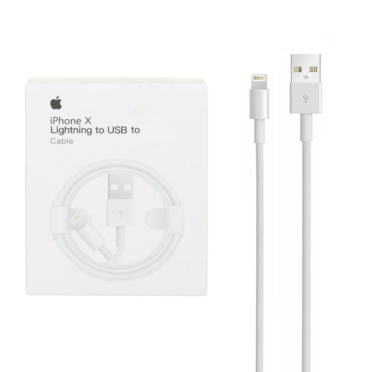 کابل شارژ آیفون X مدلA1480 MD818ZM/A - سفید