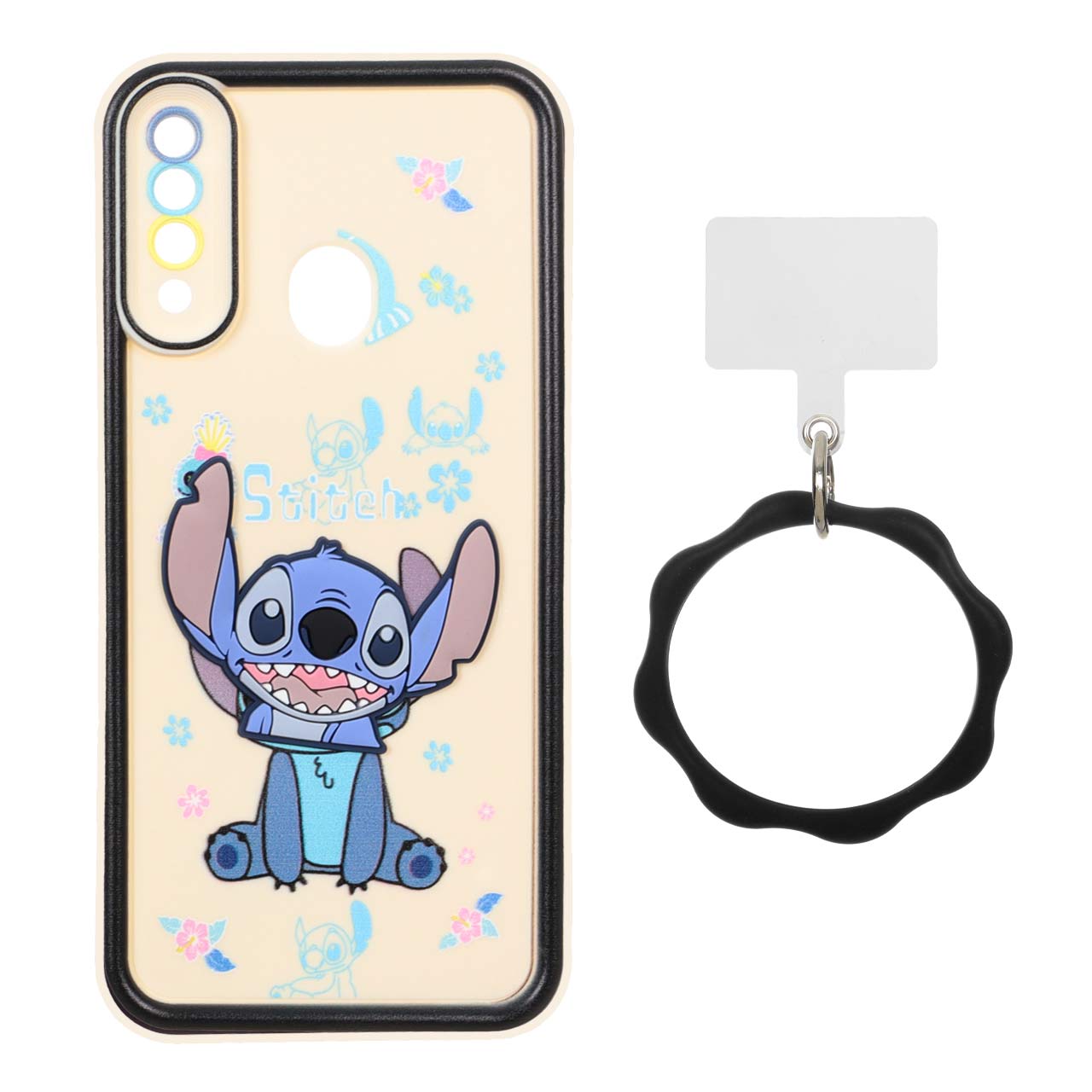 قاب Solid Case عروسک برجسته النگویی Samsung Galaxy A20s - طرح 396