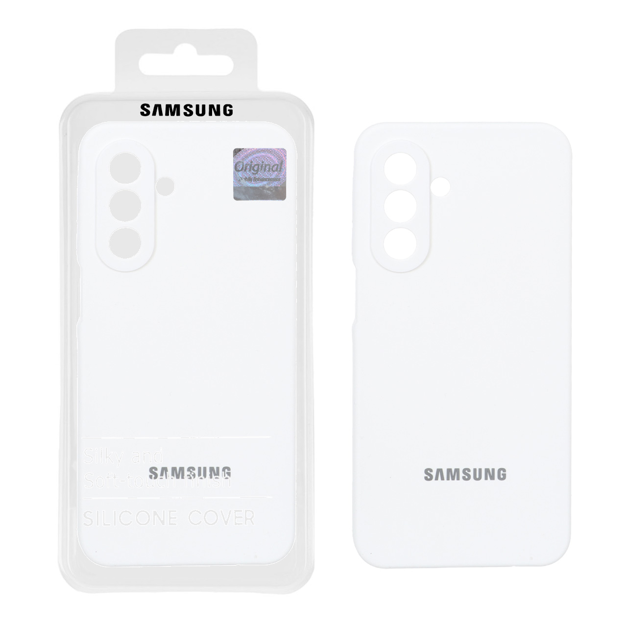 قاب سیلیکونی پاک کنی اورجینال Master Quality مدل Samsung Galaxy A17 - سفید (پک دار)