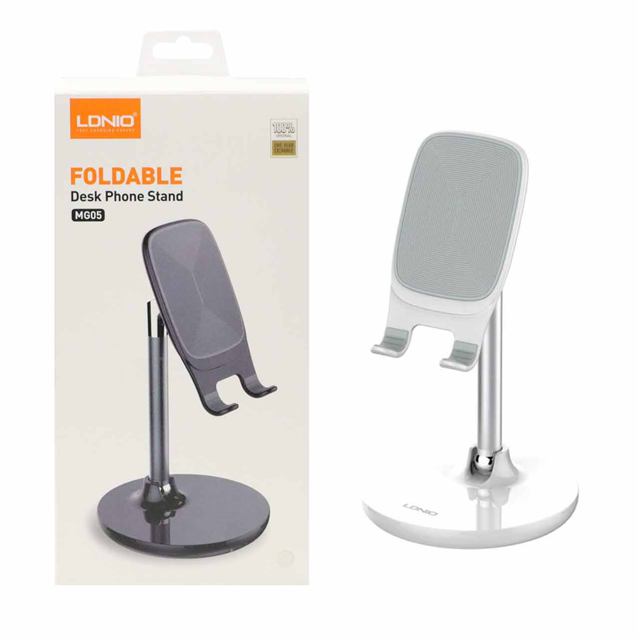 هولدر گوشی موبایل پایه دار LDNIO مدل MG05 - سفید