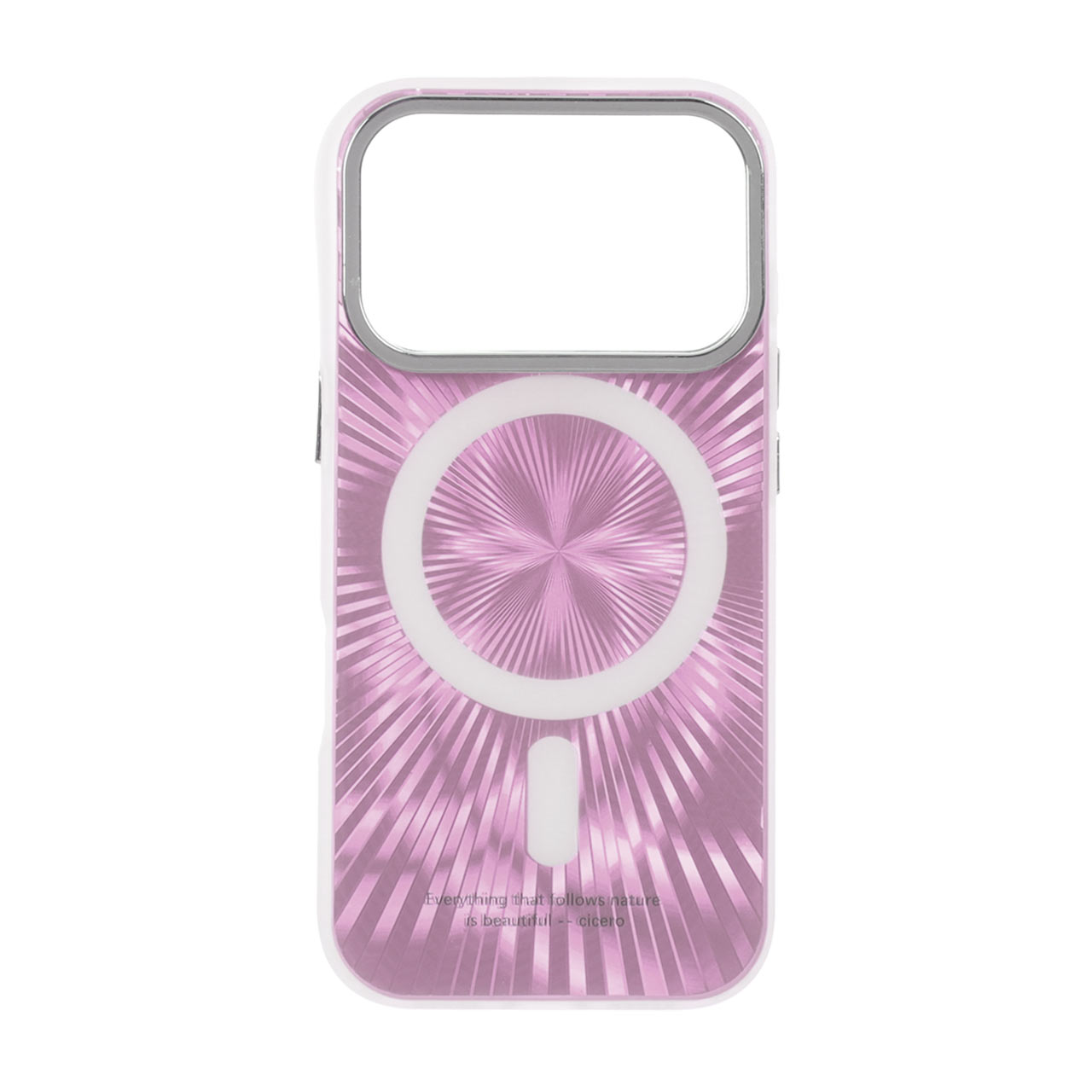 قاب Succinct الحمبرا طرح مگ سیف Apple iPhone 17 Pro - سرخابی