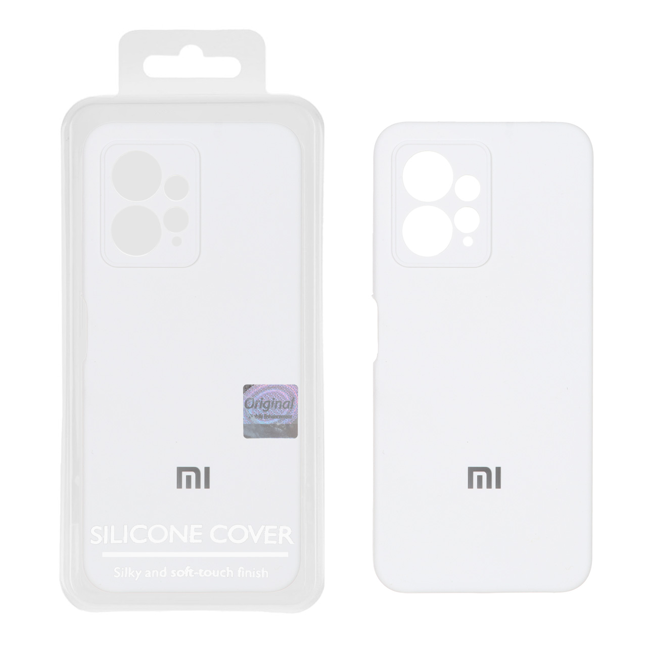 قاب سیلیکونی پاک کنی اورجینال Master Quality مدل Xiaomi Redmi Note 12 4G - سفید (پک دار)
