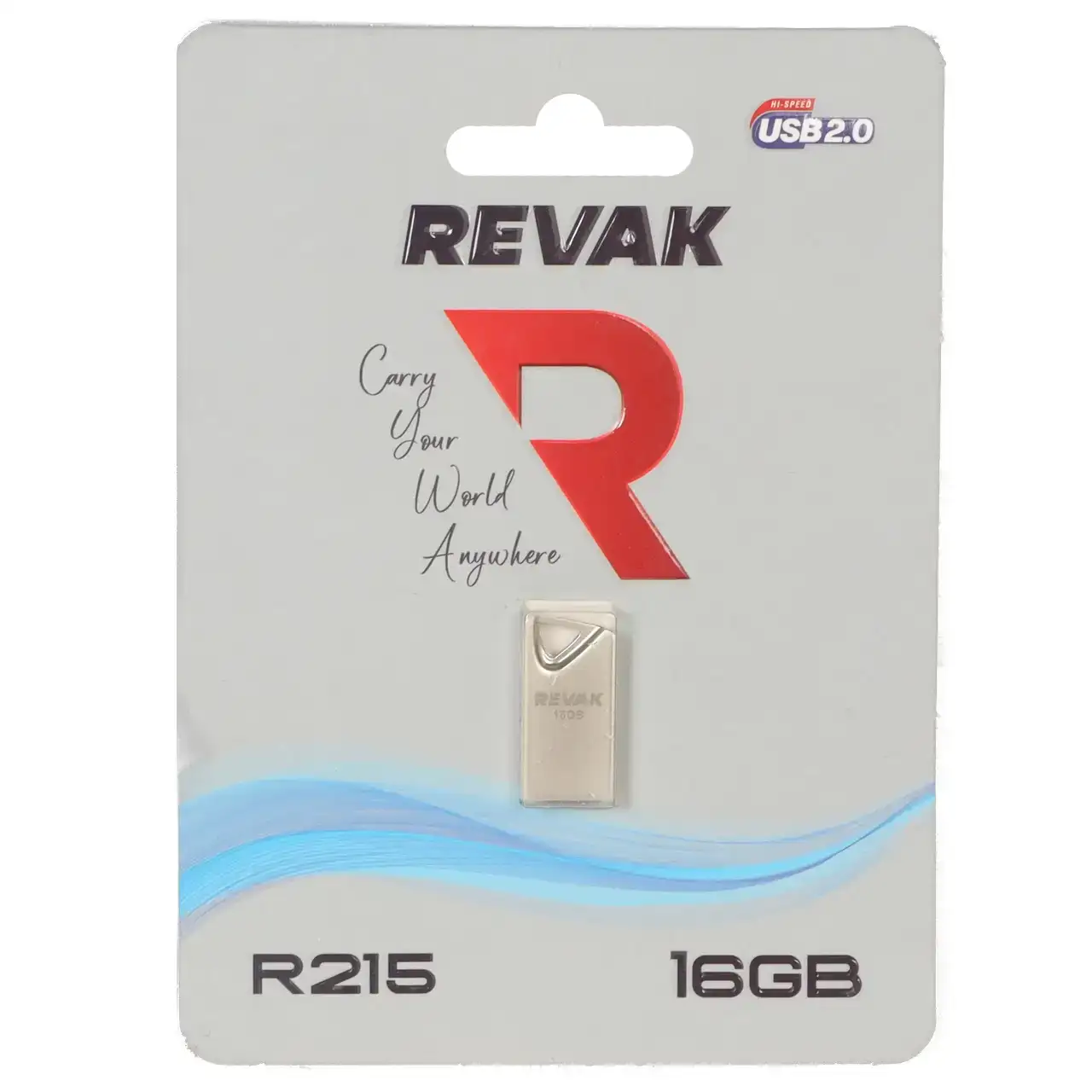 REVAK R215 USB2.0 Flash Memory - 16GB - نقره ای