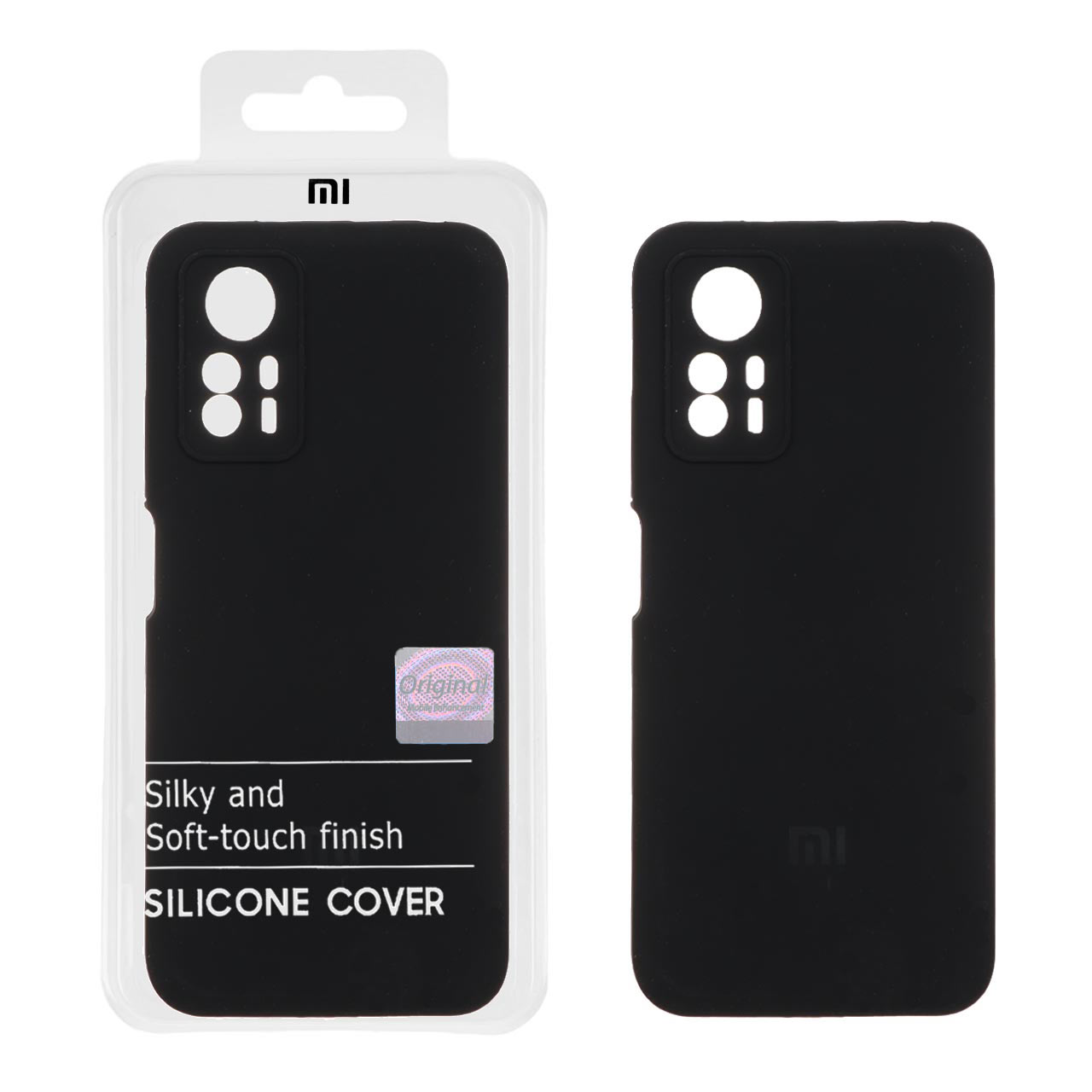 قاب سیلیکونی پاک کنی اورجینال Master Quality مدل Xiaomi Redmi Note 12S - مشکی (پک دار)