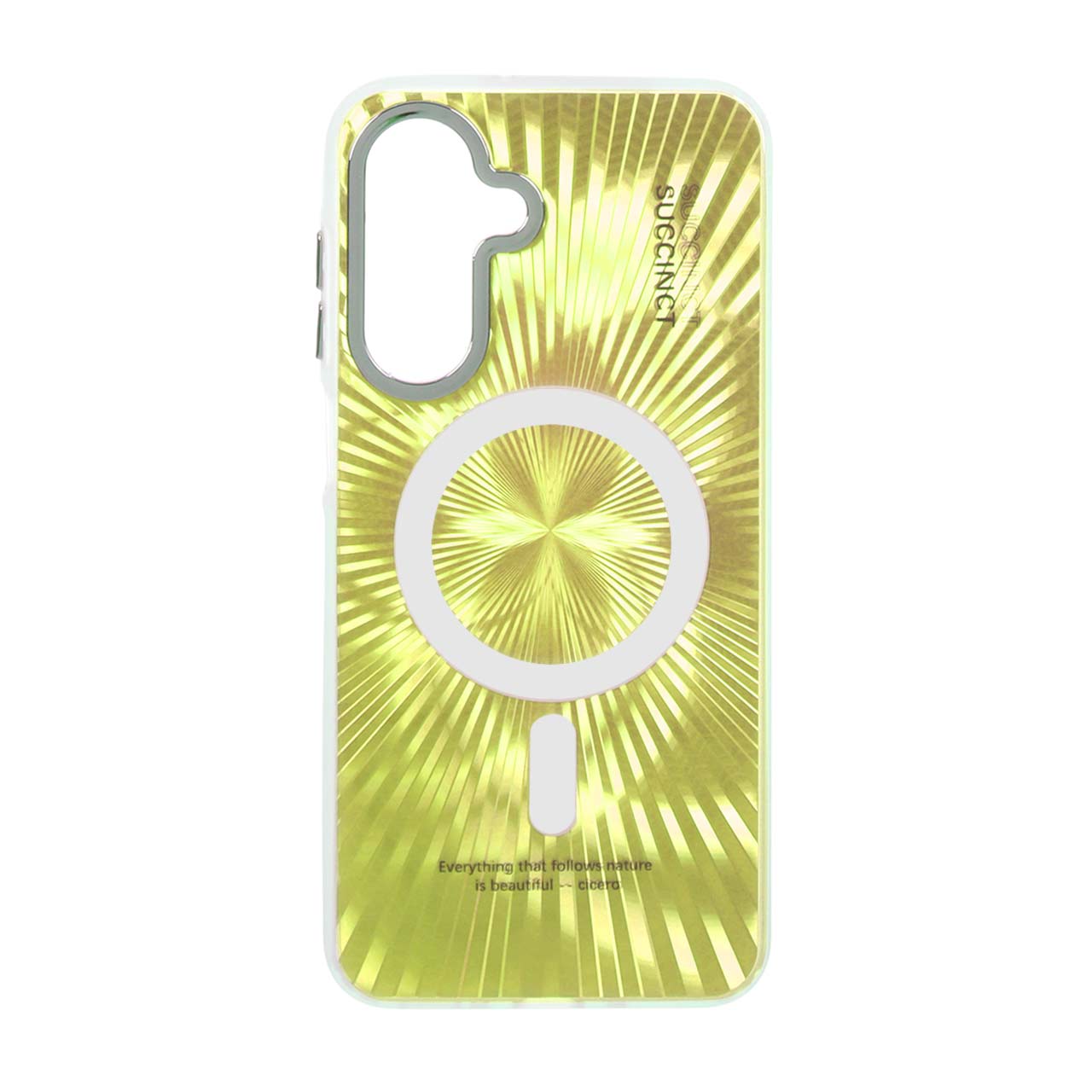 قاب Succinct الحمبرا طرح مگ سیف Samsung Galaxy A17 / A26 - زرد