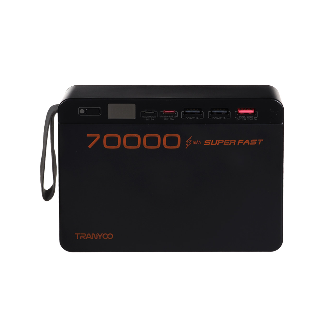 پاوربانک (فست شارژ) Tranyoo 22.5W 70000mAh مدل T-F17 - مشکی