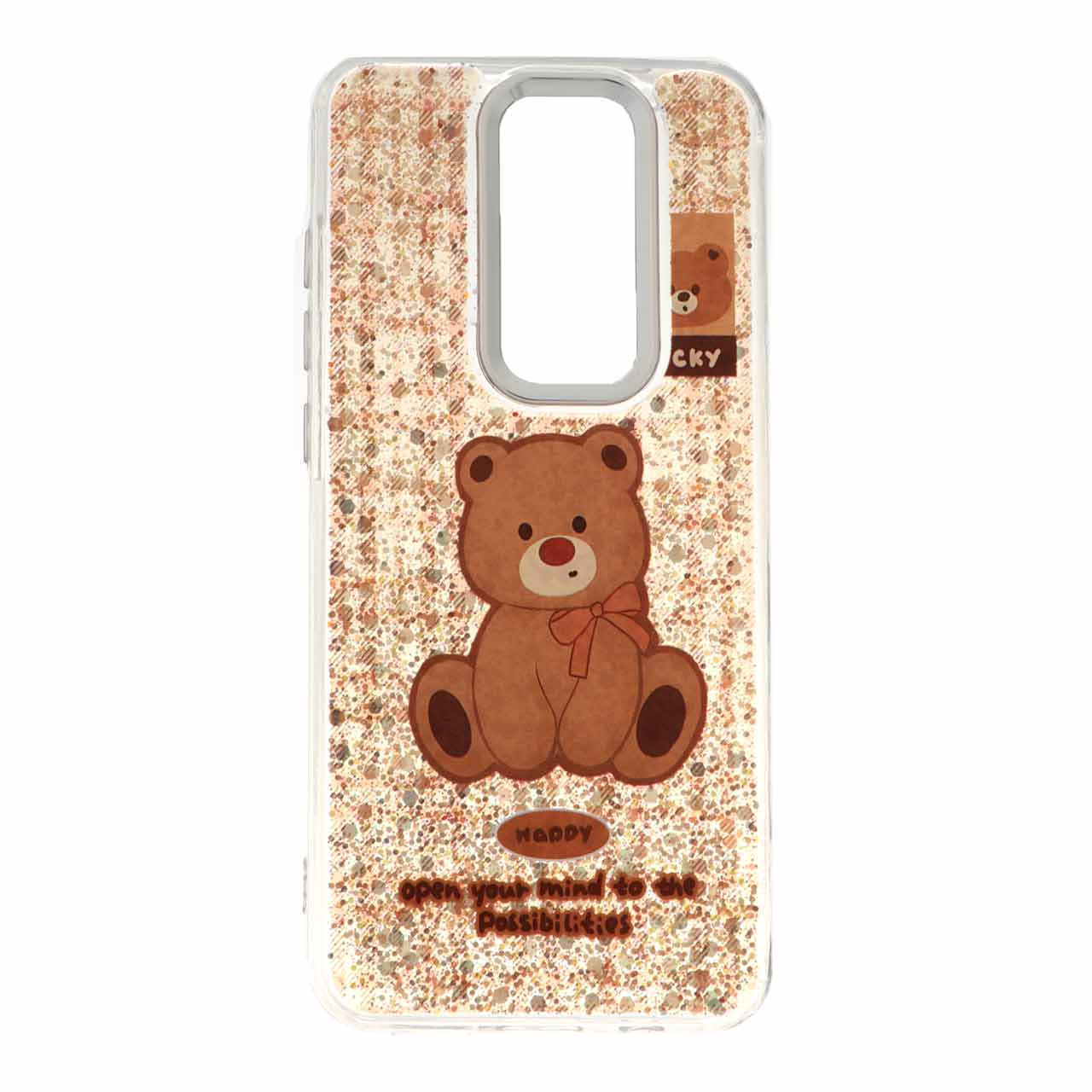 قاب رزینی اکلیلی لنز سیلور Xiaomi Redmi Note 8 Pro - طرح 127