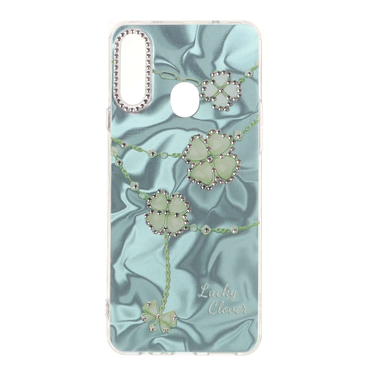 قاب هولوگرامی طرح دار نگینی Samsung Galaxy A20s - کد 103