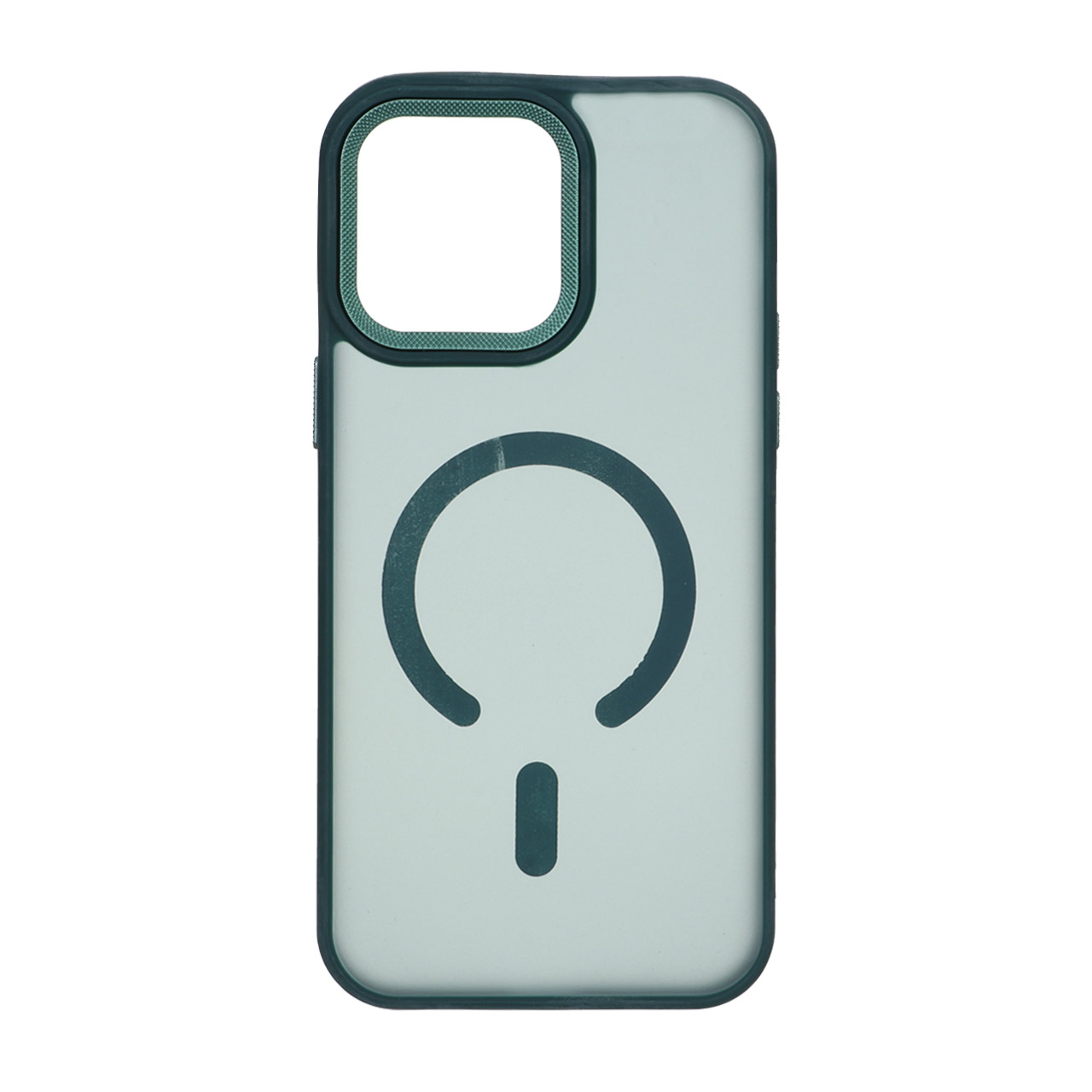 قاب مات لنز کربن طرح مگ سیف دور رنگی Apple iPhone 14 Pro Max - سبز