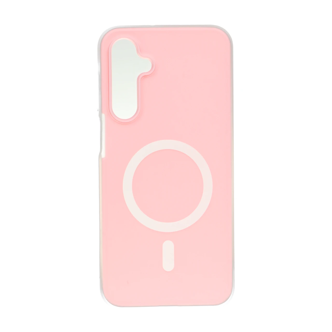 قاب دو لایه مات طرح مگ سیف Samsung Galaxy A16 - صورتی